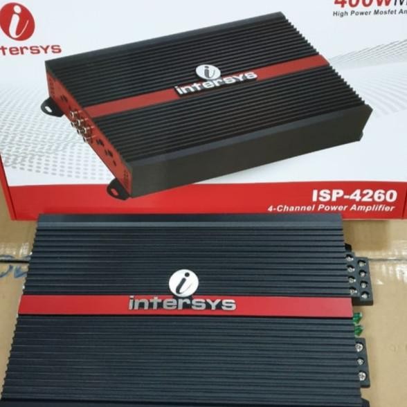 Power Amplifier 4 Channel Intersys ISP-4260 Mobil Universal Terlaris
