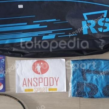 RAKET BADMINTON RS MICRON SABER 18 NG II SLIM LOGO SILVER Terlaris