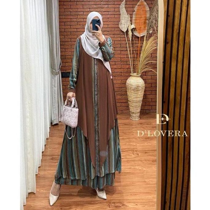 BEST SELLER DLOVERA SET GAMIS DAN CELANA LAURA BY DLOVERA