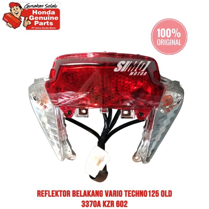 LAMPU REFLEKTOR BELAKANG SET VARIO 125 OLD ORI HONDA 3370A KZR 602