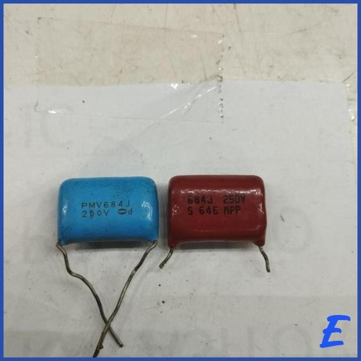 [JWS] KAPASITOR MILAR 684J 684 250V BEKAS SEKEN