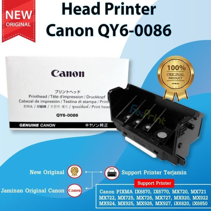 Head Printer Canon Ix6770 Ix6870 Mx720 Mx721 Mx722 Mx725 Mx726 Mx727 New
