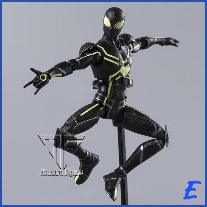 [MBF] ZD TOYS GAMEVERSE SPIDER-MAN BLACK STEALTH ZD TOYS ORIGINAL FIGURE SPIDERMAN (BIG TIME)