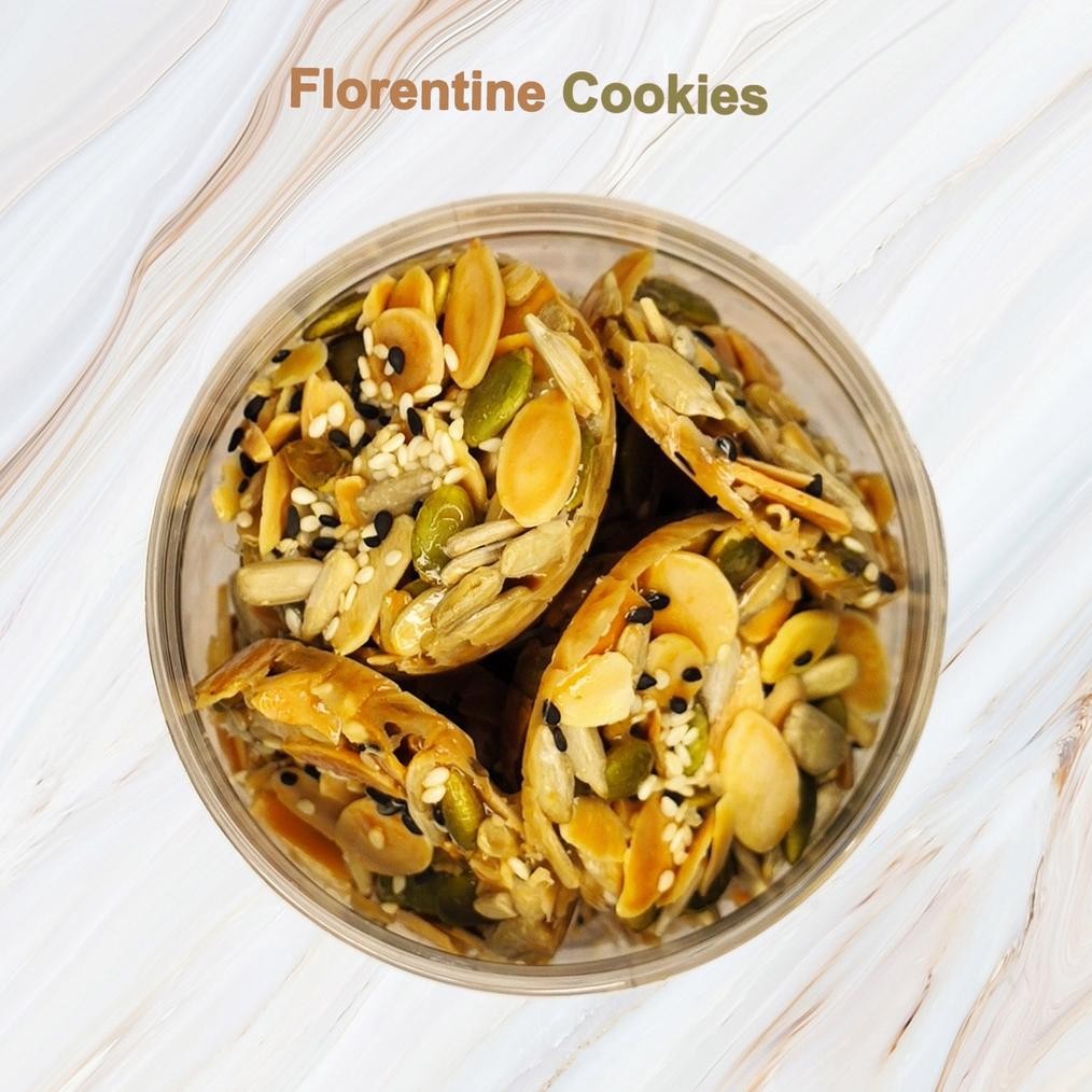 

Florentine Cookies / Crispy Mixed Nuts Florenta Kue Kering Premium Toples 300 Gr Flash Sale! Diskon Hingga 70%