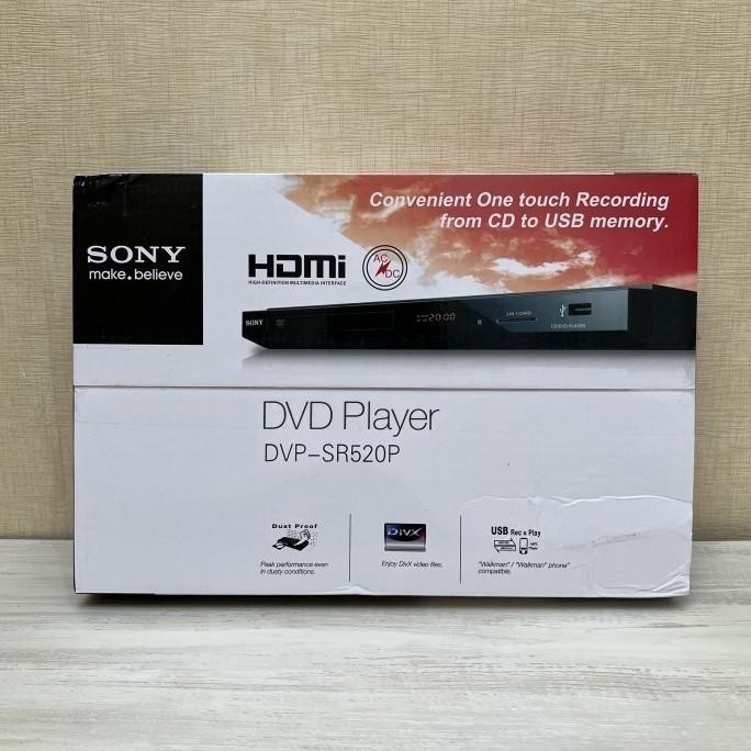 DVD PLAYER SONY HDMI DVD-SR502P PLAYER DVD VCD CD 1303T