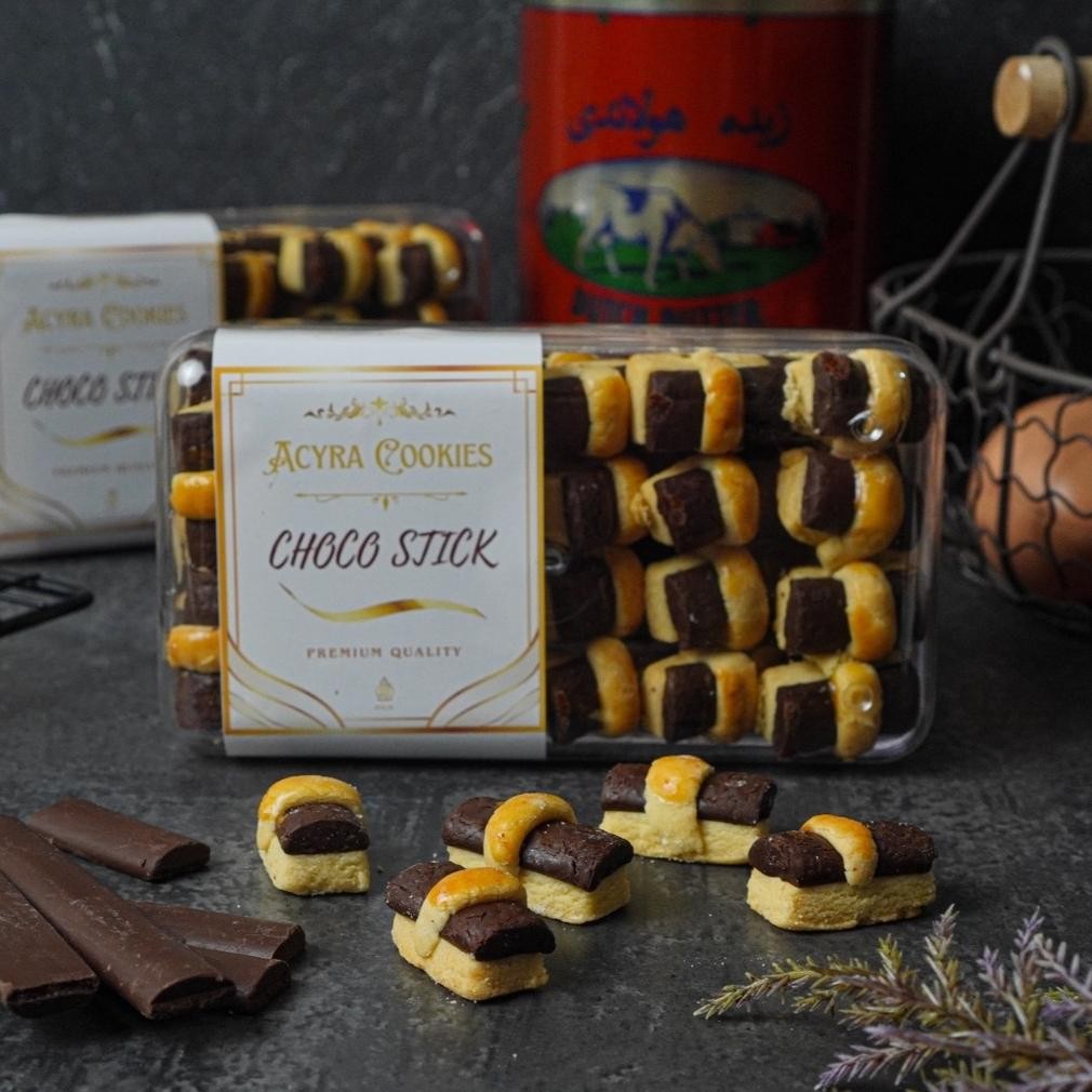 

Kue Kering Choco Stick Premium Wisman Lumer Renyah Enak Diskon Setengah Harga