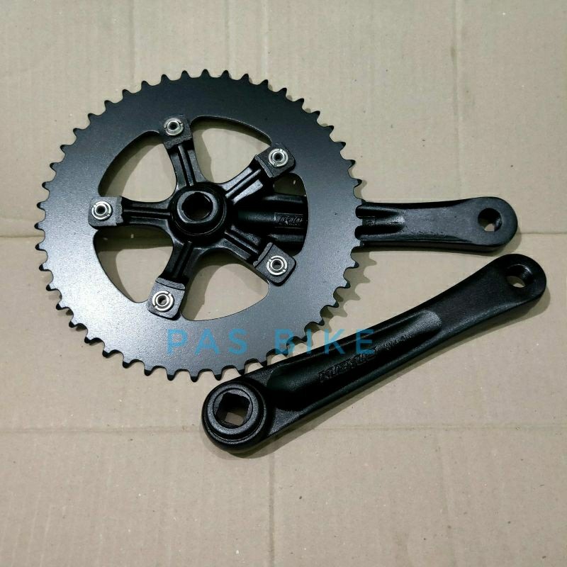 New Crank Fixie 46T Exodus Alloy Jenis BB Kotak