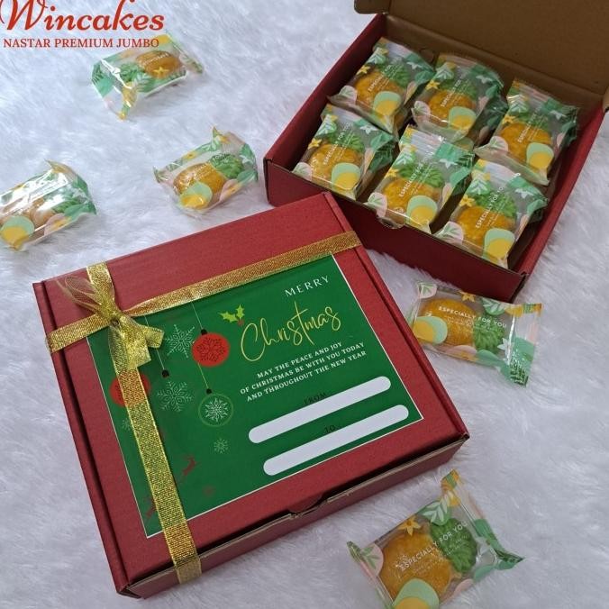 

Terlaris Hampers Natal / Hadiah Natal Nastar Wisman Nanas Jumbo Isi 12 Berkualitas