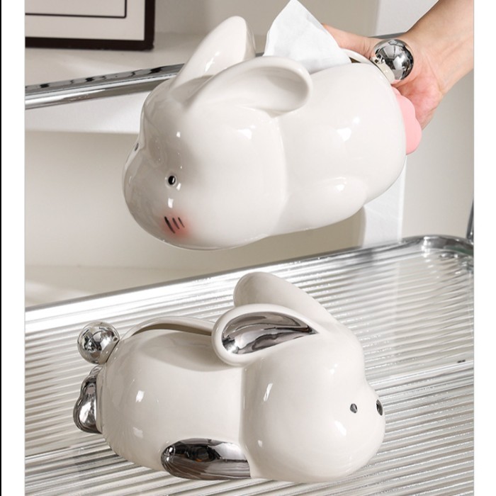 HARGA TERBARU CERAMICS TISSUE BOX/AESTHETIC LUXURIOUS TISSUE BOX/KOREAN TISSUE BOX SXK3104