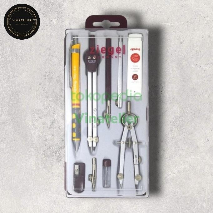 

Rotring Ziegel Compass Set Jangka