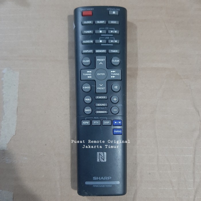 HOT SALE REMOTE REMOT DVD HOME THEATER SHARP RRMCGA367AWSA ORIGINAL