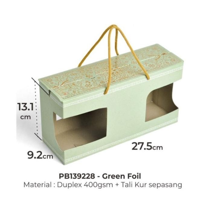 Kardus Hampers Lebaran Box Toples Tabung Isi 3 Idul Fitri Packaging BPS