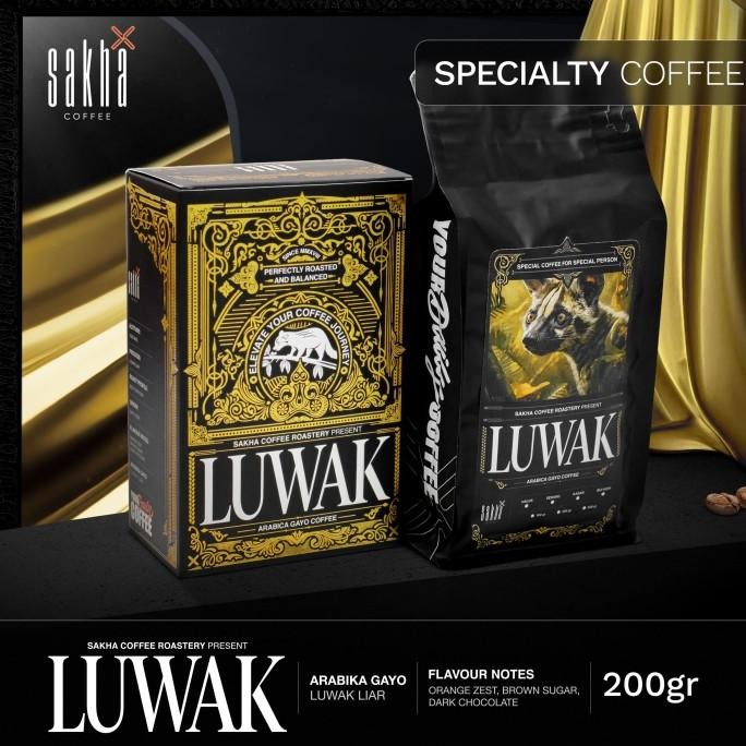 

KOPI LUWAK LIAR ARABIKA GAYO ACEH ARABICA COFFEE 200 GRAM BIJI / BUBUK