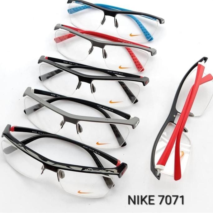 Frame Kacamata NIKE 7071 Half Pria Sporty minus baca photocromic n7071 Terlaris