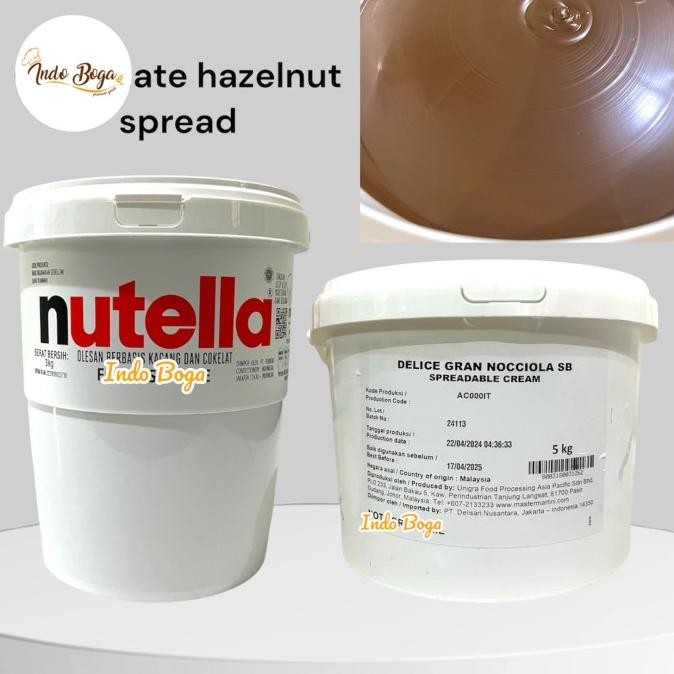 

REPACK CHOCOLATE HAZELNUT SPREAD NUTELLA GRAN NOCCIOLA SELAI COKLAT
