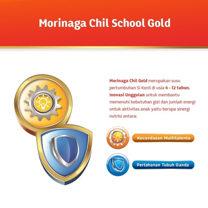 MORINAGA CHIL SCHOOL GOLD VANILLA 1600GR