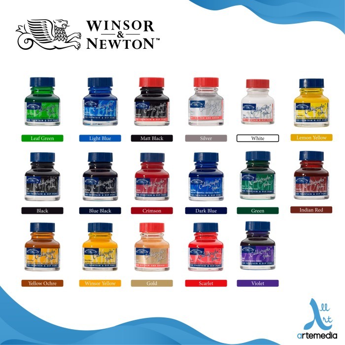 

TINTA KALIGRAFI WINSOR & NEWTON 30ML BOTTLE CALLIGRAPHY INK