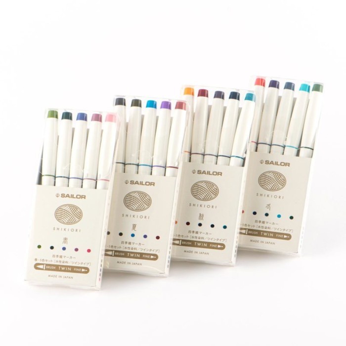 

SAILOR SHIKIORI CALLIGRAPHY BRUSH PEN FOUR SEASONS JAPAN PEN KALIGRAFI