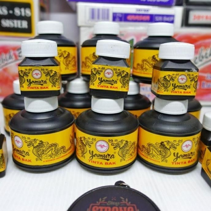 

SATU DUS MANGSI CAIR CINA TINTA CAIR BAK PENA CELUP TUTUL YAMURA TINTA CINA TINTA BAK MANGSI CINA )