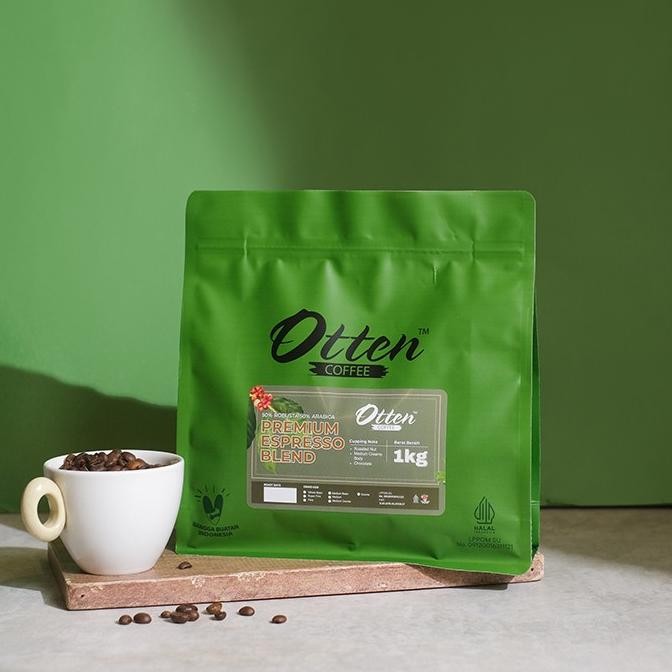 

PREMIUM ESPRESSO BLEND 1KG BIJI BUBUK KOPI ARABICA ROBUSTA OTTEN COFFEE - COMMERCIAL BLEND