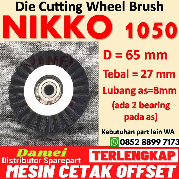 

Die Cutter Wheel Brush Hot Foil Stamping Mesin Die Cutting Nikko Yoco