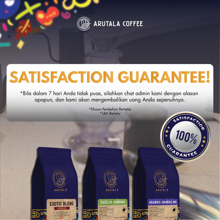 

Arutala Kopi Arabika Gayo Wine 200 Gram
