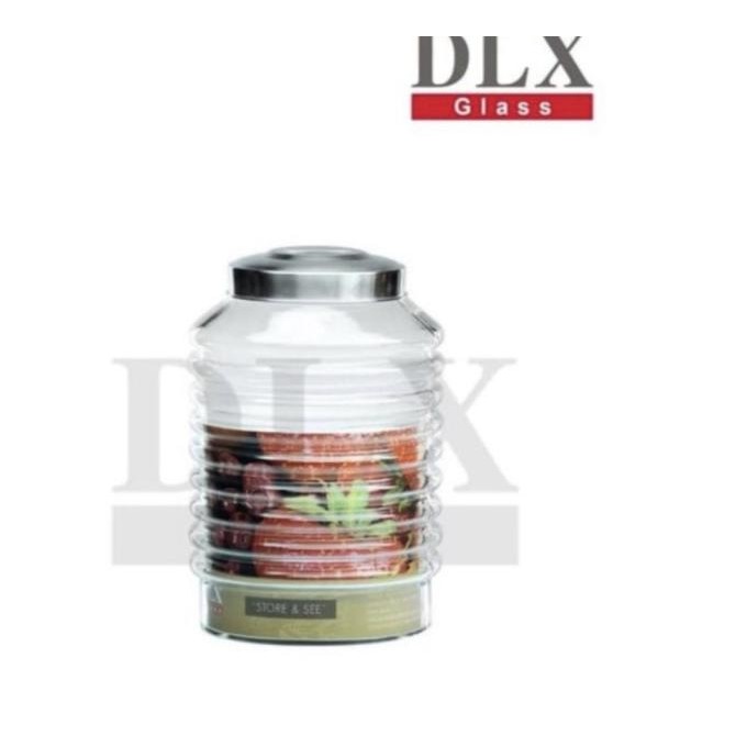 Spesial Toples Kaca Ulir Kamma 15Liter Dlx Glass / Toples Asinan Cemilan Besar