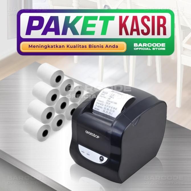 

Paket Printer Kasir Codeshop CBT-58ii + 10 Roll Kertas Thermal 57x40mm