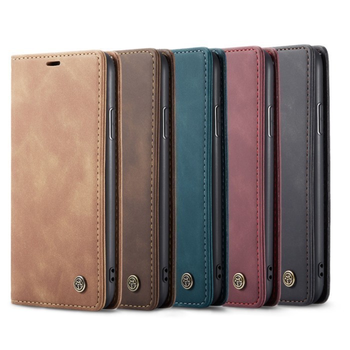 Case Leather Flip Samsung S10 S10Plus S20 S20Fe S21Fe Fe Plus Casing