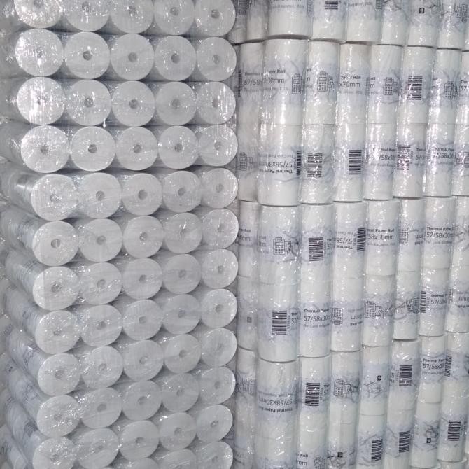 

Kertas printer 57x25 | 58x25 thermal kasir edc printer 58mm 100 roll