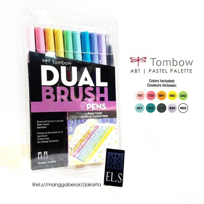 

TOMBOW ABT PASTEL PALETTE SET 10 RR
