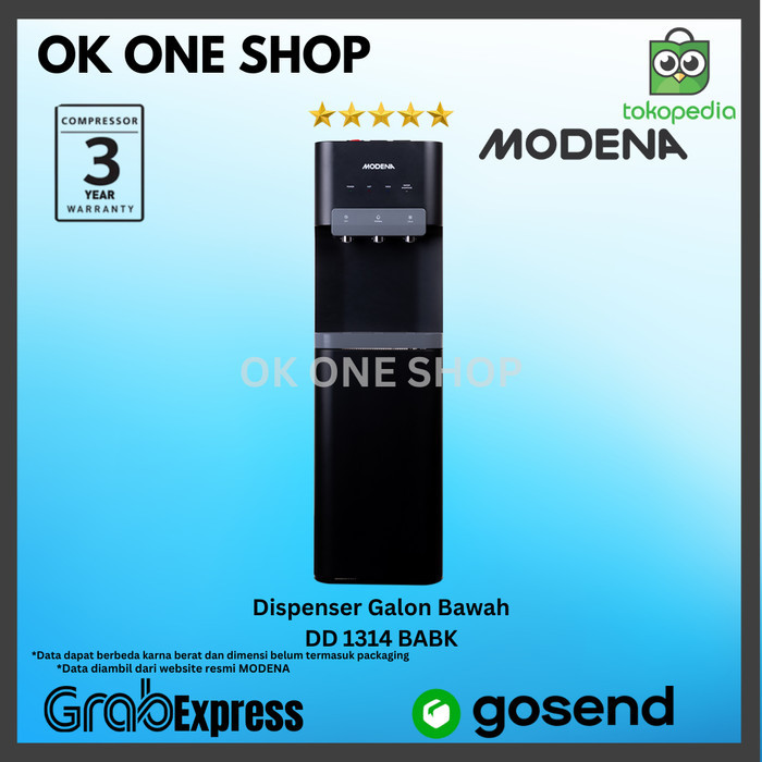 Modena Dispenser Dd 1314 Babk Dd1314Babk (Galon Bawah)