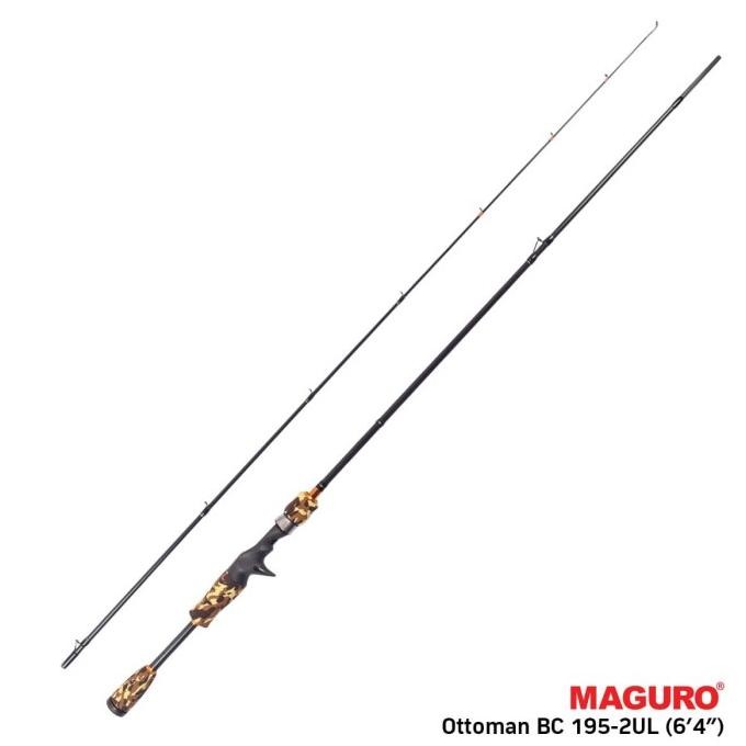 Promo Joran Bait Casting Maguro Ottoman BC MOBC 195-2UL warna army indonesia COD