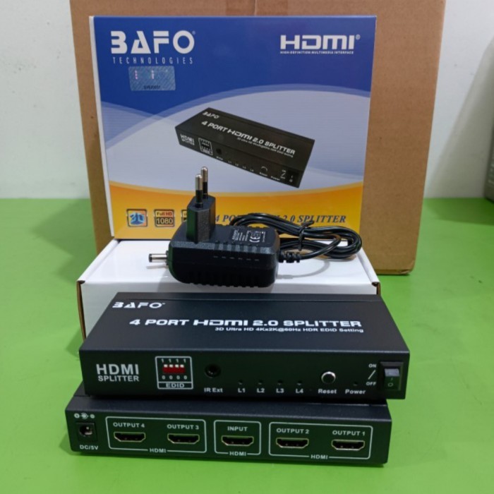 Bafo Hdmi Splitter 4 Port / Splitter Hdmi 1-4