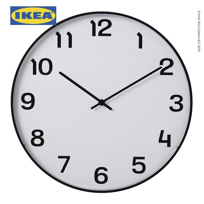 CO IKEA PLUTTIS Jam Dinding Klasik 52cm