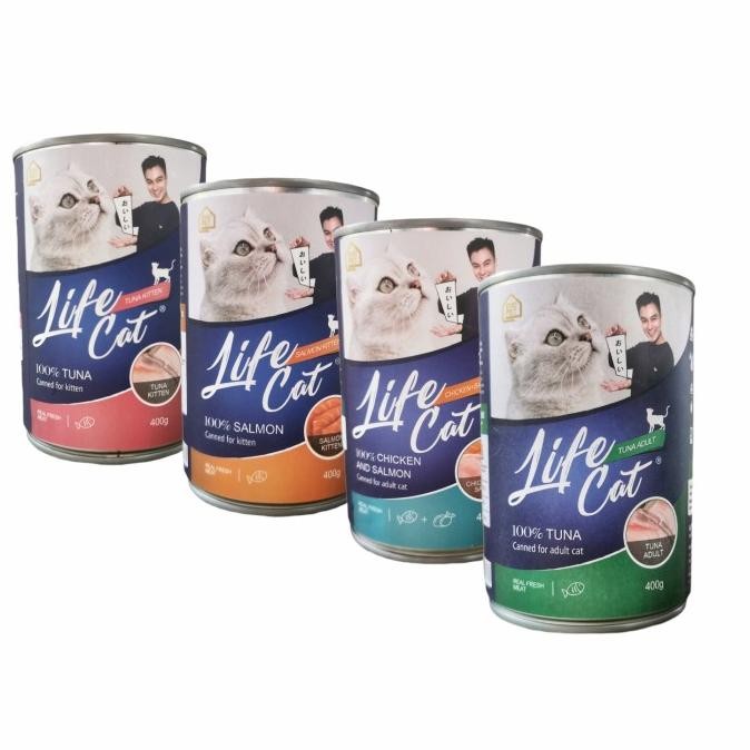 Grosir Makanan Basah Kucing Life Cat Kaleng 1 Dus. Life Cat Wet Food