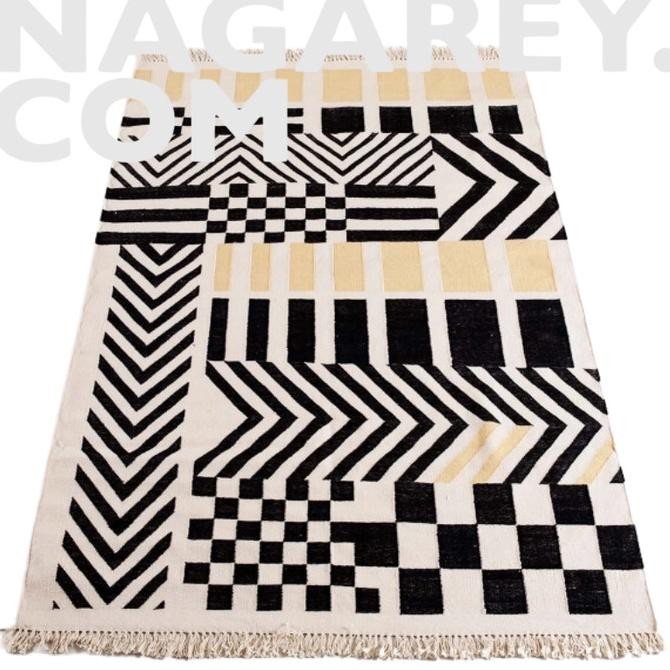 Sale Monastir Karpet Rug Kilim Minimalis Nordic Maroko Ethnic
