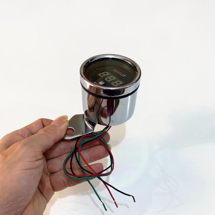 Fuel Meter Ampere Bensin Pengukur Minyak Digital Persen Led Universal Motor