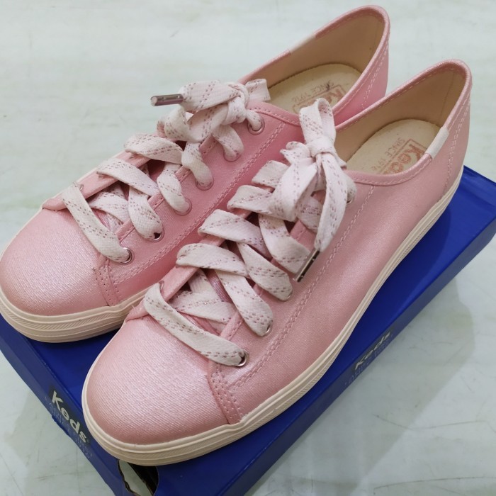 Sneakers Wanita Keds Triplekick Shimmer Canvas Pink