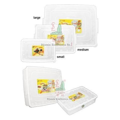 $$$$] Storage Kulkas Kotak Makanan Kue Snack Buah Sayur Box Kecil Perkakas