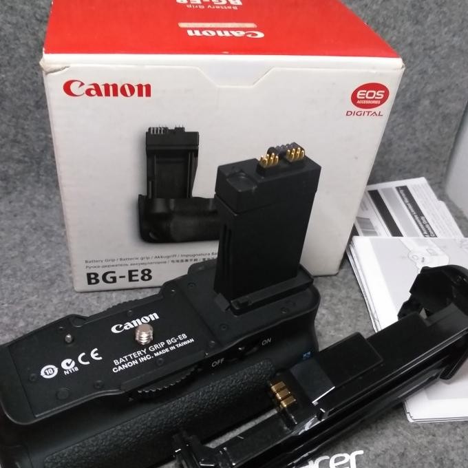 BATERAI GRIP CANON BG-8 (ORIGINAL CANON) FOR CANON 550D/ 600D/700D/