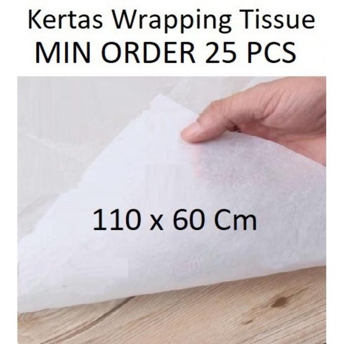 110 x 60 cm Kertas Tisu Tissue Paper Wrapping Packaging Flower Wrap