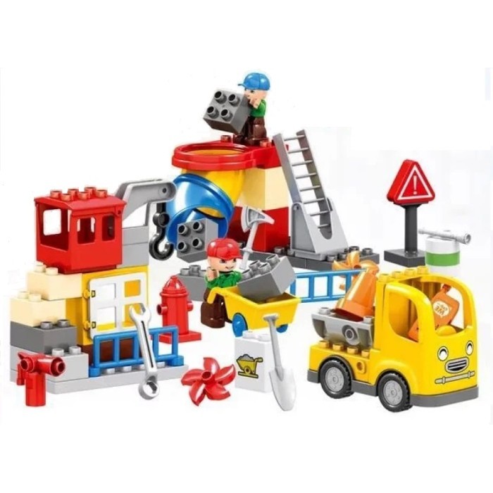 Diy Brick Balok Besar Building Block Duplo Blok