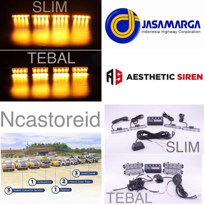 STROBO GRILL JASAMARGA KUNING BERKUALITAS TERANG DAN BERGARANSI Terlaris
