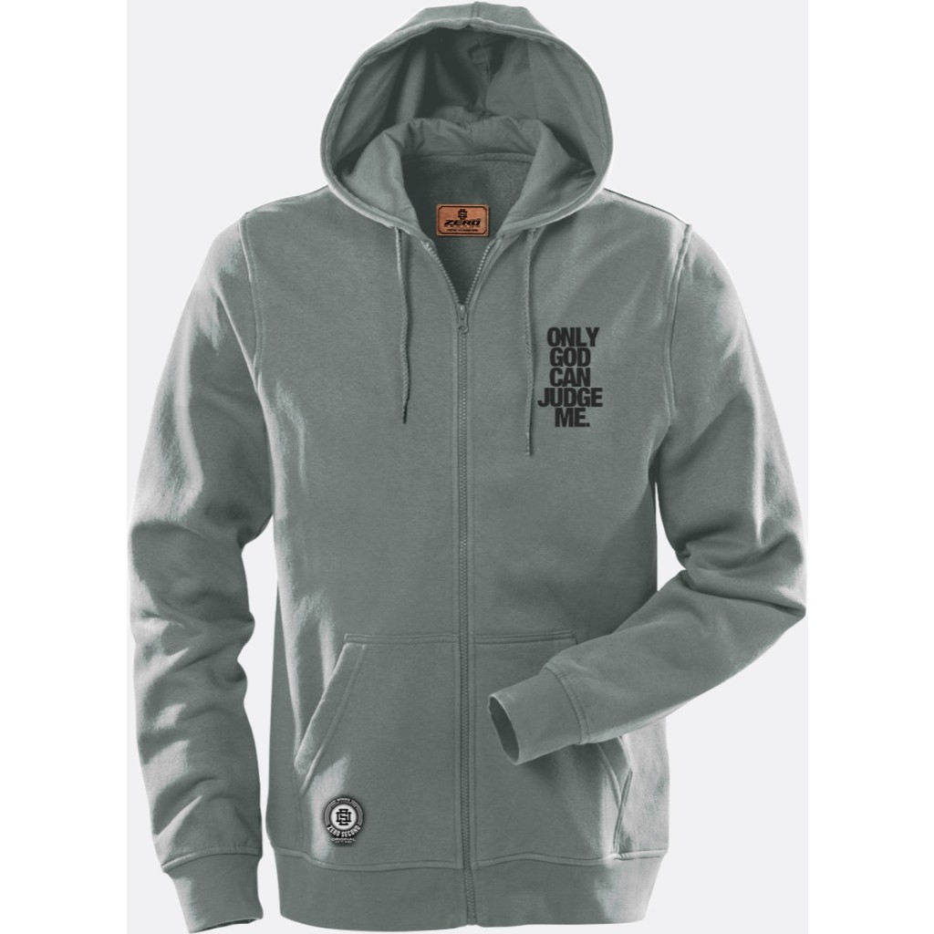 Zero.Scn - Sweater Hoodie Zipper Oversized Pria Wanita Catton Fleece Tebal Premium Jeket Resleting