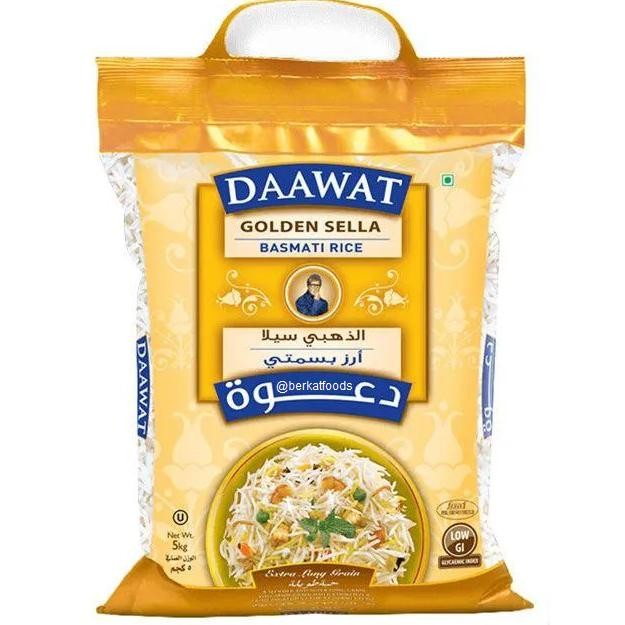 

_^_^_^] Basmati Rice Daawat Golden Sella / Beras Basmaati India Premium 5Kg