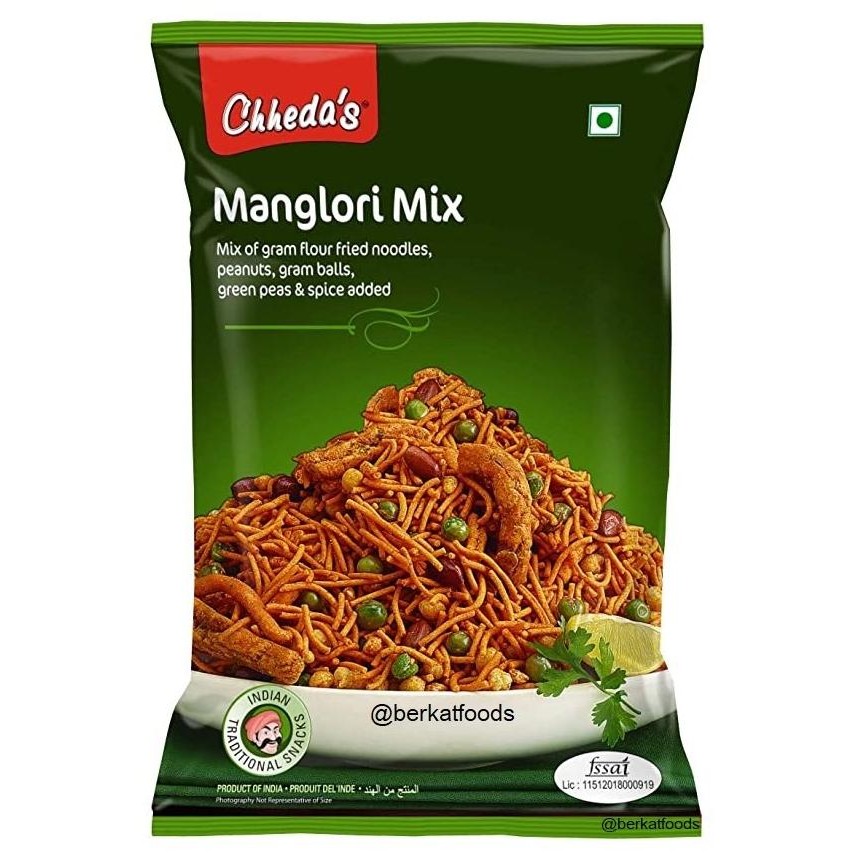

siap kirim] Manglori Mix Chheda's / Cemilan Snack Namkeen Chhedas India Mixture