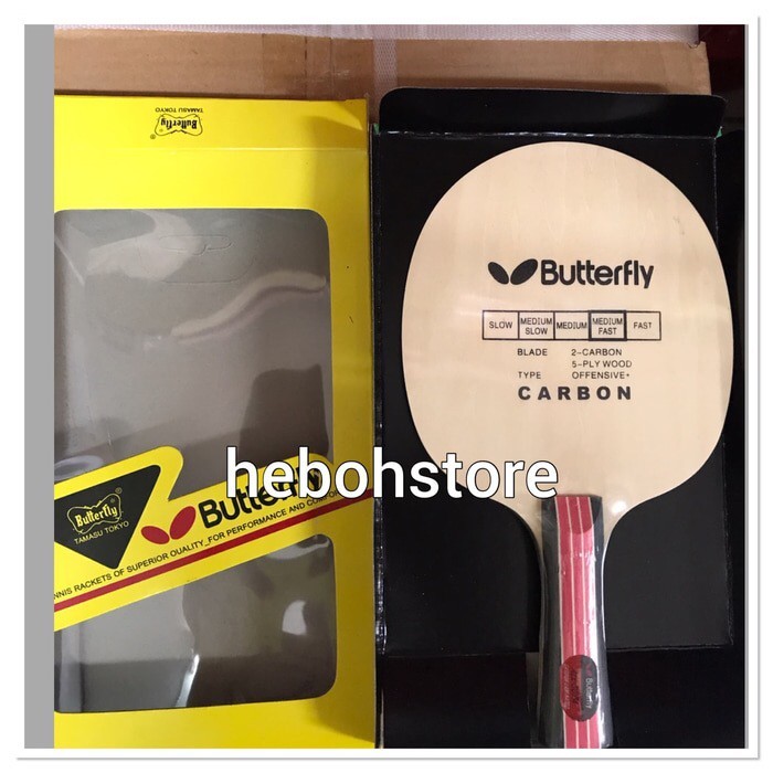 Kayu Bat Bet Tenis Meja Butterfly Carbon