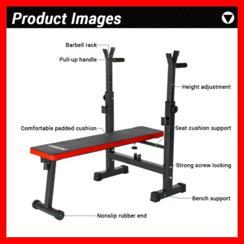 Revital Bangku Ben Press Multifungsi Murah Alat Fitness Home Gym