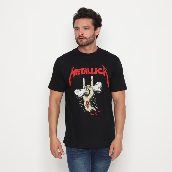 Kaos Vintage Traffic Room Metallica Bone 23